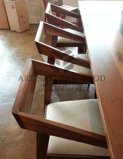 Kursi Makan Kayu Minimalis Trembesi Art Natural Wood