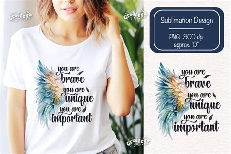 Inspirational sublimation t shirt design Empowering quotes