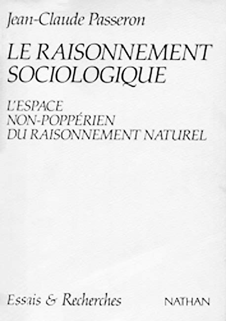 Passeron J C 1991 De Léthnologie Vers Larchéologie