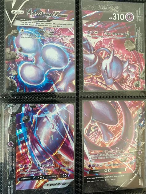 Pok Mon V Union Mewtwo Greninja Zacian Hobbies Toys Toys Games On