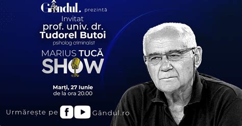 Marius Tuc Show Ncepe Mar I Iunie De La Ora Live Pe