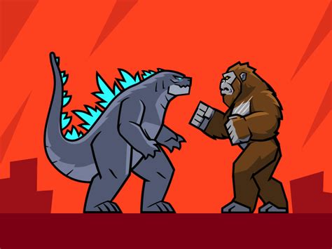 Godzilla vs. Kong - Official Animated Stickers