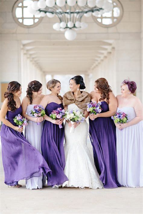 Get Your Wedding Featured In The Knot Purple Bridesmaid Dresses