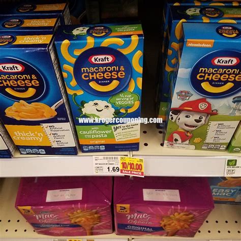 Kraft Mac & Cheese with Cauliflower just $.50 - Kroger Couponing