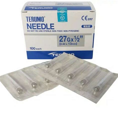 Jual Neolus Needle 27G Terumo Jarum Suntik 27G Terumo Terumo Needle