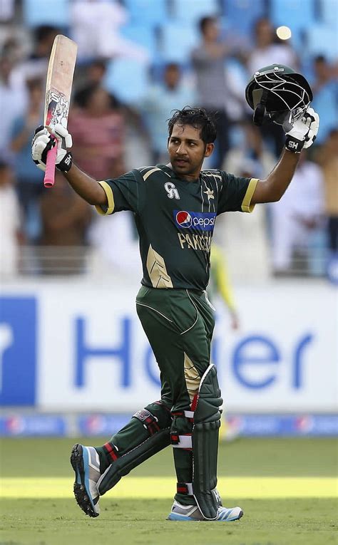 Sarfraz Ahmed Batsman Champion Cricket Keeper Pak Pakistan