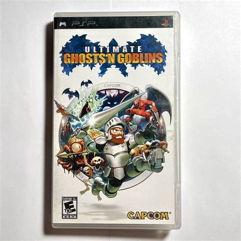 Ultimate Ghosts N Goblins Sony Psp Black Label Complete W