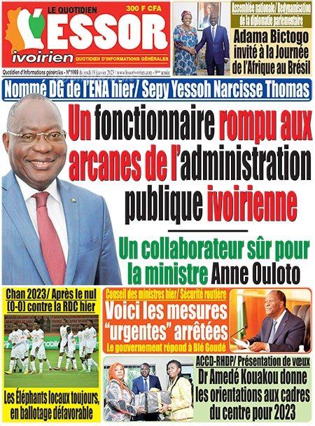 Titrologie Janvier Revue De La Presse Ivoirienne Le