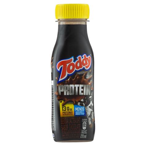 Bebida Láctea Uht Chocolate Toddy Protein Frasco 270ml Supermercado