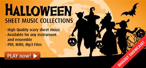 Halloween Sheet Music to Download & Print [Biggest Selection]