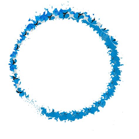 Abstract Blue Circle Vector Png Images Blue Circle Circles Patterns