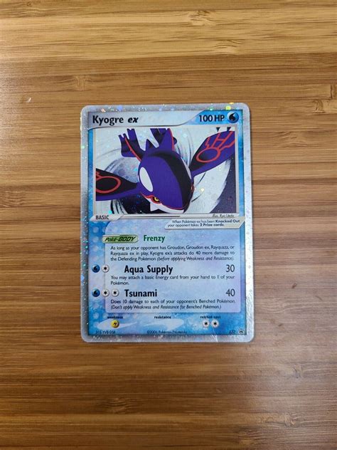 Mavin Kyogre Ex 037 Pokémon TCG Black Star Promo Vintage Ultra Rare