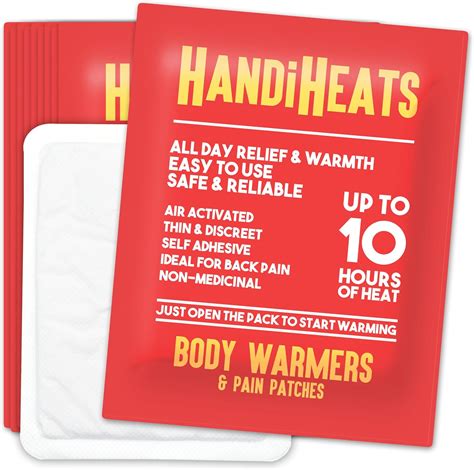 Handiheats Lot De Patchs Chauffants Auto Adh Sifs Jetables Pour