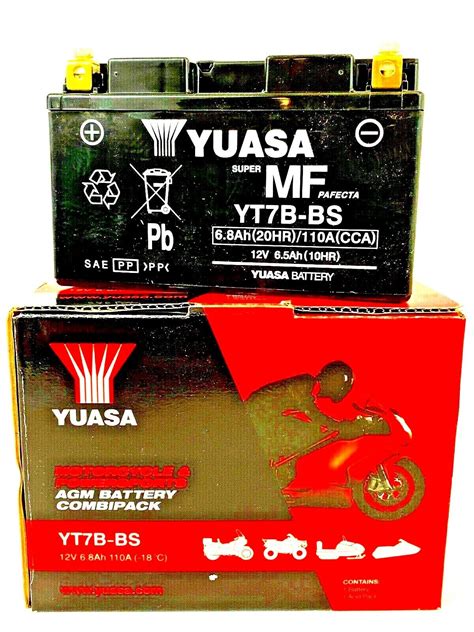 Kart Yuasa YT7B BS 12v Battery Rotax Max Iame X30 Kart Battery EBay