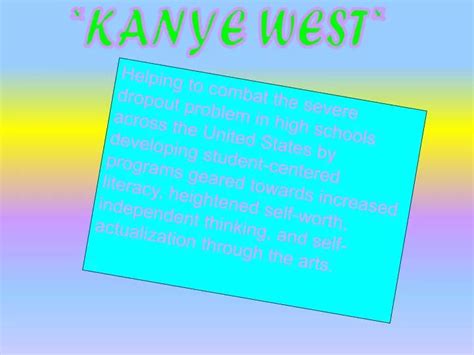 Ppt Kanye West Powerpoint Presentation Free Download Id 5104795