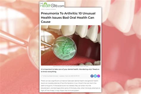 Poor Oral Health And Diseases