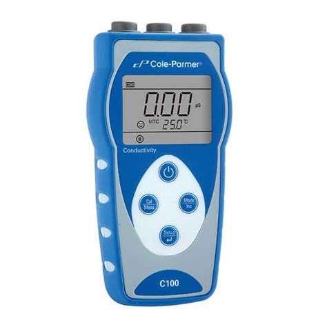 Cole Parmer C100 Conductivity Meter With K 1 Probe Handheld 59200 08