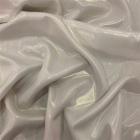 Mother Of Pearl Silk Lam Chiffon Fabric Tissus En Ligne