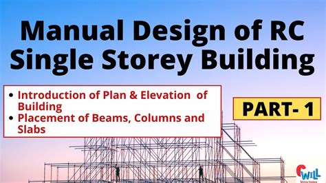 Manual Design Of Rc Building Part Civil Engineering Youtube