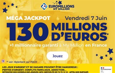 Tirage Euromillions Du Vendredi Juin Un M Ga Jackpot De Millions