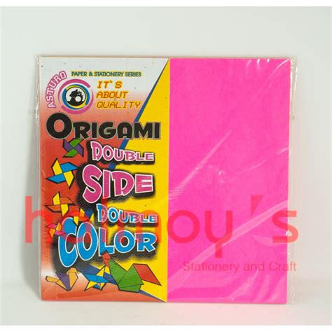 Jual Kertas Lipat Origami Double Side Asturo X Pcs