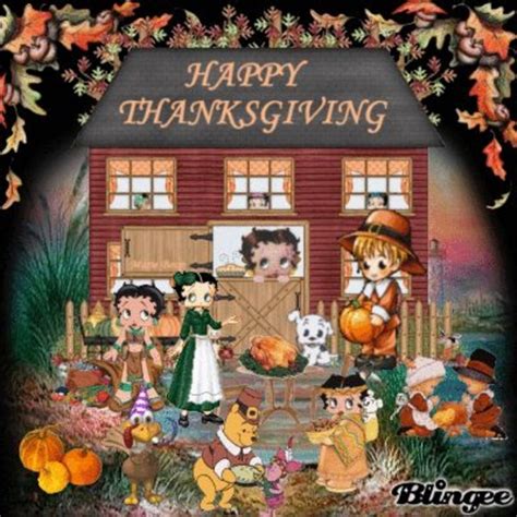 Betty Boop Happy Thanksgiving Quotes Images And S