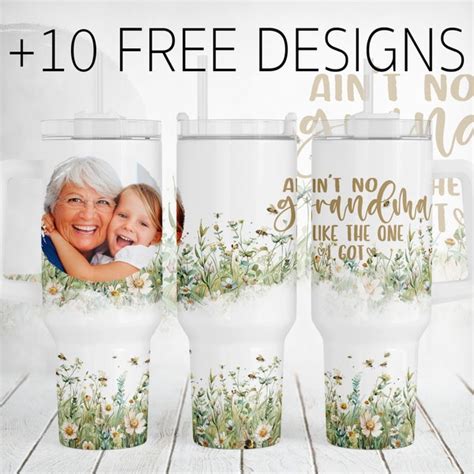 Grandma Tumbler Wrap Oz Etsy