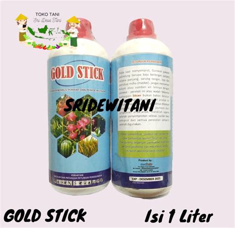 PEREKAT PELENGKET Pencampuran Pestisida GOLD STICK 1 LITER NUCINDO