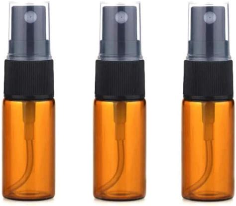 Amazon VASANA Pack Of 12 Empty Refillable Amber Glass Spray Bottle