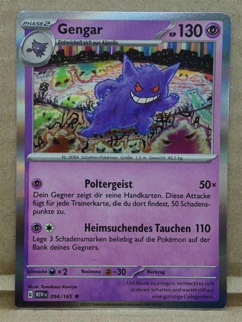 Gengar Deutsch Pokemon Kaufen Auf Ricardo