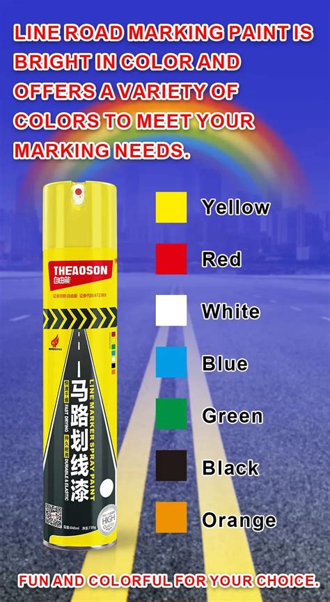 Theaoson Line Road Marking Spray Paint