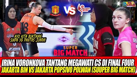 BIG MATCH ARSELA IRINA VORONKOVA TANTANG MEGAWATI KARA BAJEMA