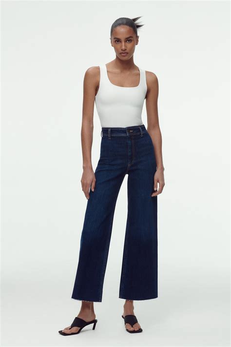 Zara High Waisted Zw Sailor Straight Jeans Big Apple Buddy