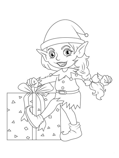 Buddy The Elf Coloring Page Free Printable