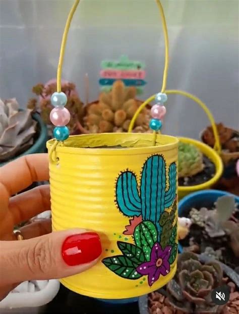 Pin De Stella Fernandez En Latas Tarros Pintados Manualidades