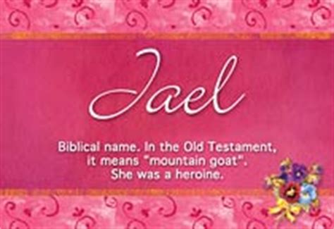 Jael Name Meaning - Jael name Origin, Name Jael, Meaning of the name Jael, Baby Name Jael ...