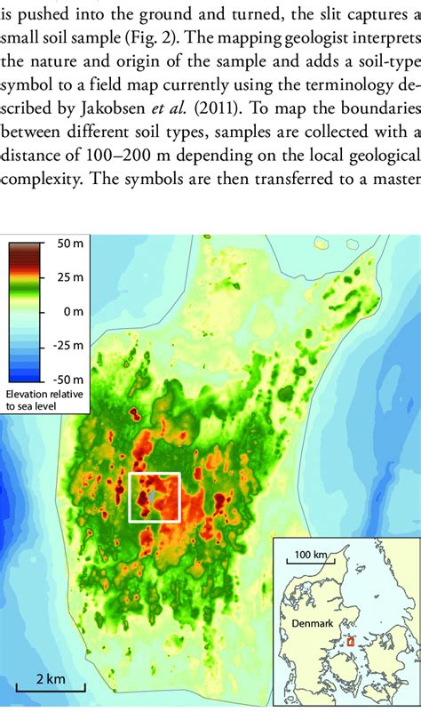 The location of the study area on the island of Samsø is shown on the... | Download Scientific ...