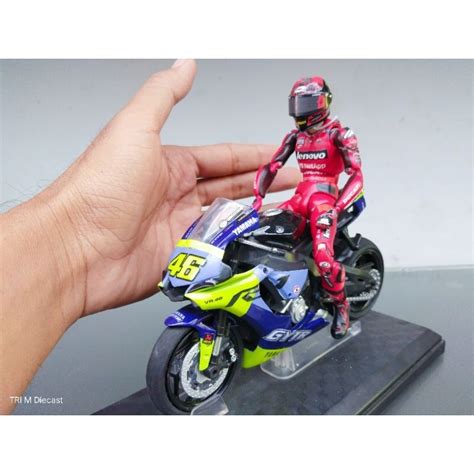 Jual Miniatur Figur Body Kun Custom Francesco Bagnaia Skala