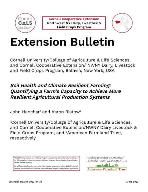 Extension Bulletin 4 30 2023 Northwest Ny Dairy Livestock And Field