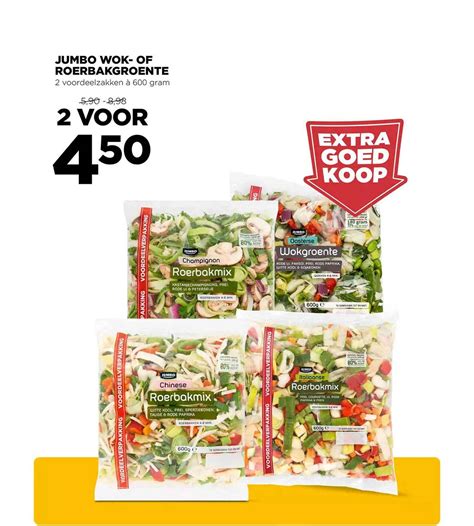 Jumbo Wok Of Roerbakgroente Aanbieding Bij Jumbo