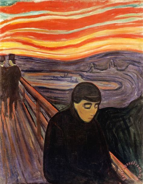 Edvard Munch Despair 1894 painting - Despair 1894 print for sale