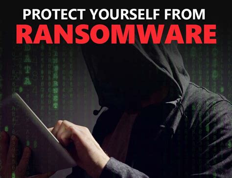 Protect Yourself From Ransomware Infographic