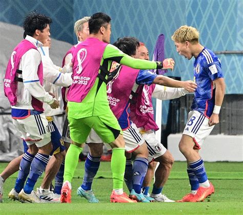 カタールw杯：日本がスペインに勝利 2大会連続の決勝t進出 サッカーw杯 写真特集1134 毎日新聞