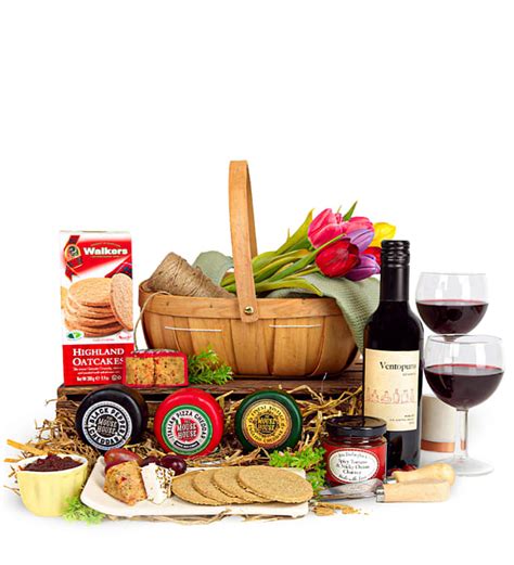 Cheese and Wine Basket | Prestige Gifting