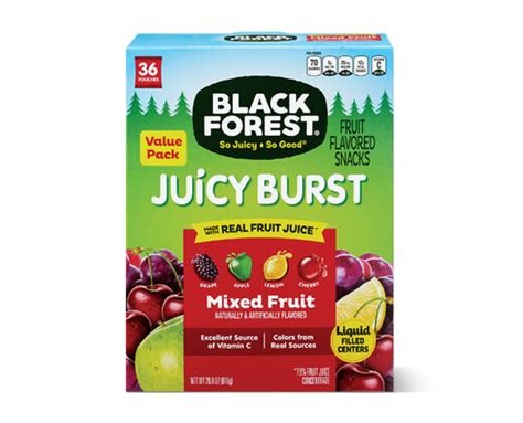 Black Forest Juicy Burst Fruit Flavored Snacks Aldi Us