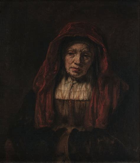 Portret Van Een Oude Vrouw Rembrandt Van Rijn 1654 Flickr