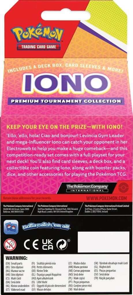 Pok Mon Tcg Iono Premium Tournament Collection Jtoys