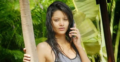 Actress Monika Singh Expose Hot Cleavage Navel Thunder Thigh In Bikini