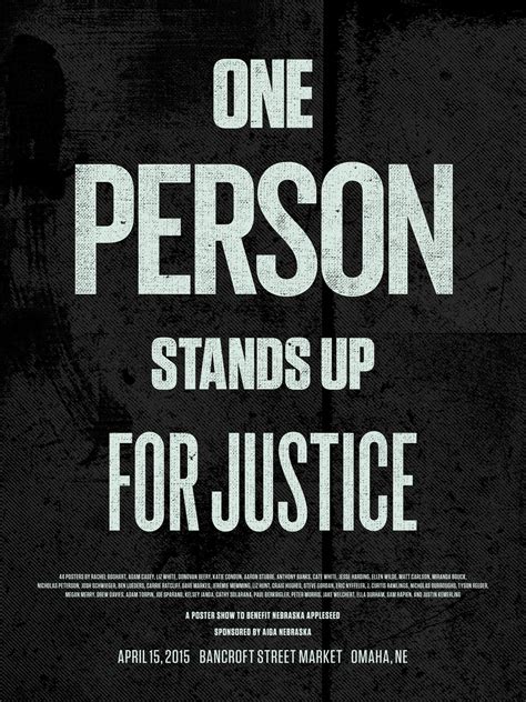 Stand Up For Justice Posters on Behance