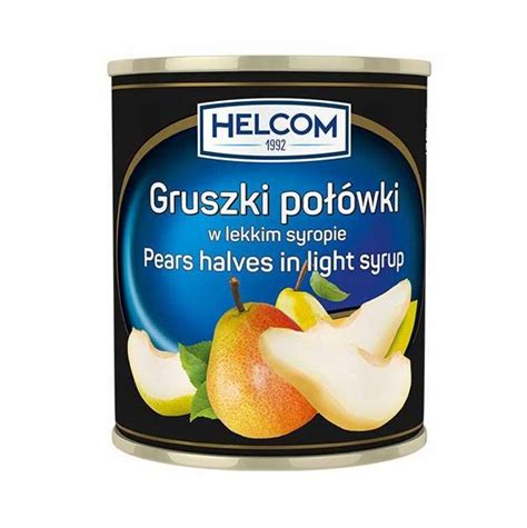 Gruszki Po Wki W Lekkim Syropie Helcom Ml Allegro Pl